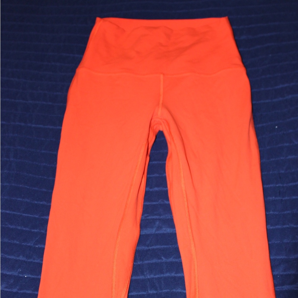 Lululemon orange leggings